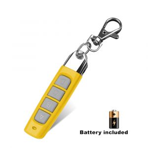 Copie de télécommande automatique 433Mhz, Code à 4 canaux, ouvre-porte de Garage, duplicateur de télécommande RF, Code de clonage, clé de voiture 433.92 Yellow Grey - Neuf