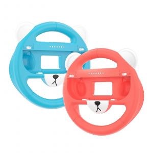 2pcs/Set Contrôleur De Volant Pour Switch Racing Game Handheld Grip Kit - Neuf