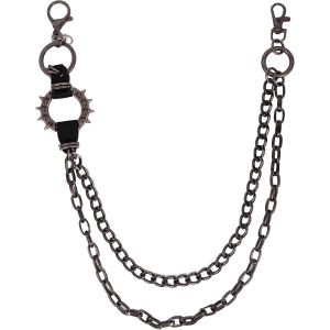 Trahoo-Milakoo Punk Pantalon Cha&icirc;ne Jeans Link Hip Hop Gothic Chain Ceinture Multi Layer Cha&icirc;ne Pantalon Portefeuille Cha&icirc;ne Pour Hommes Femmes - Neuf