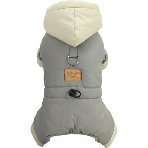 Jgd-Manteau Pour Chien Veste Coupe - Vent Temps Froid 4 Pattes Hiver Chaud &Eacute;pais V&ecirc;tements Anti - Neige Coton Manteau Pour Chien Chiot Moyen Chat - Neuf