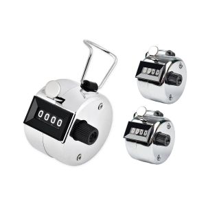 Lot De 2 Compteurs M&eacute;caniques Manuels &Agrave; 4 Chiffres Pour Le Golf Et Autres Besoins De Comptage - Neuf