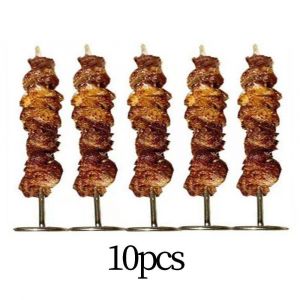 Brochettes de friteuse à Air en métal, en acier inoxydable, longueur de 10cm, - Neuf