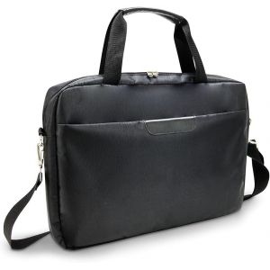 SJZG-71015 Sacoche Ordinateur 15 Pouces Porte Document Imperméable Multipoches 15,6 '' Noir - Neuf