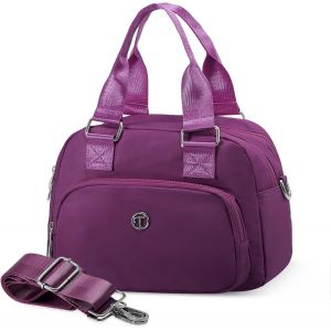 TZF-Mini Sac de Sport Nylon avec Multipoches pour Femmes e Ado Filles Sac à Main/sac bandoulière/épaule avec Bracelet Réglable Tendance Crossbody Bag Sport Voyage Gym - Neuf