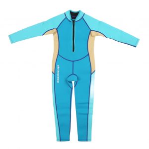Combinaison Neoprene Thermique A Manches Longues Pour Enfants De 2,5 Mm, Pour Jeunes Filles Et Garcons, Pour Le Surf, La Natation, La Plongee Avec Tuba, Taille 10 - Neuf