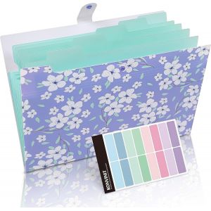 Trieur A4 Extensible Avec 8 Compartiments Organiseur Document Imperm&eacute;able, Souple, Et L&eacute;g&egrave;re, Trieur &Agrave; Soufflet,Rose - Neuf