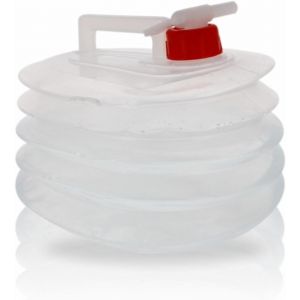 Jgd-Bidon D'eau Pliable (Sans Bpa) De 5 Litres Pour Camping, Caravane, Festival, P&ecirc;che, Utilisation En Int&eacute;rieur Et En Ext&eacute;rieur, Barbecues, Pique-Niques, Camping, Plage, Sac &Agrave; Dos D'urgence (1) - Neuf