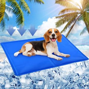 Kalanka-Tapis Rafraichissant Chien,65*50cm Tapis Rafraichissant Chat,Tapis Fraicheur Chien Chat Avec Gel Non Toxique,Tapis Rafraichissant Pour La Maison,Déplacements Ou Dans La Voiture Du Canapé Au S - Neuf