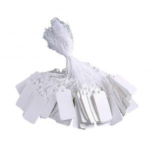 190 pcs Tags Vêtements Affichage Tags String Marquage Tags Suspendus Étiquettes de prix Étiquettes de prix Étiquettes de prix - Neuf