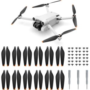 Letnerny-24 Pièces Hélices Mini 3 Pro En Pc, Hélices De Drone Compatible Avec Dji Mini 4 Pro/3 Pro, Hélices De Rechange À Faible Bruit Avec 36 Vis Et 3 Tournevis, Accessoires De Drone Pour Mini 3 Pro-Moko - Neuf