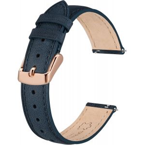 Bracelets De Montre En Cuir &Eacute;l&eacute;gant, D&eacute;gagement Rapide, Bracelet De Montre Pour Femmes Et Hommes, Compatibles Avec Les Cornes De Montre De 12mm 14mm 15mm 16mm 18mm 20mm - Neuf