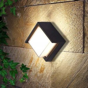 Applique Murale Led D'extérieur Moderne 5 W, Étanche Ip65, En Aluminium Anthracite, Éclairage Décoratif Pour Jardin, Terrasse, Muret, Allée, Patio, Villa - Neuf