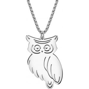 Kal-Collier Hibou Oiseau Pendentif Chaîne Bijoux Délicat Collier Oeil Maléfique Pour Femmes Filles Cadeaux Hibou Charms - Neuf