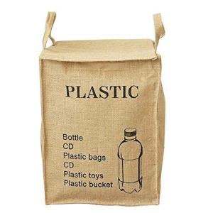 Sacs De Recyclage En Toile De Jute Pour La Maison, La Cuisine, Le Bureau - Style Naturel - Poubelle De Tri - Paniers De Recyclage - Neuf