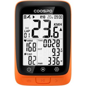 Subzonal-Coospo Bc107 Compteur Velo Sans Fil Bluetooth 5.0 Ant+ Compteur Vitesse Velo Odom&egrave;tre, &Eacute;cran Lcd R&eacute;tro&eacute;clair&eacute; De 2.4 Pouces Compatible Avec Capteurs Ant, Velo Route Et Vtt - Neuf