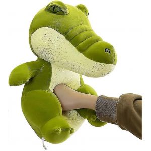 Crocodile en peluche poupée dessin animé grande poupée de chiffon lit oreiller de couchage - Neuf