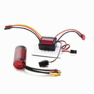 GTSKYTENRC Moteur sans balais étanche 2838 5700 KV et remplacement ESC sans balais 35 A pour voiture et camion télécommandé 1/14 1/16 SCY/HSP/Trax4/HPI - Neuf