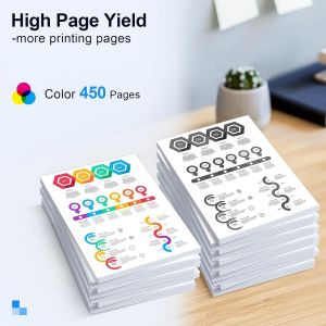 Cartouches D'Encre 304Xl Couleur Compatibles Avec Hp 304,Pour Hp Envy 5000 5030 5010 5020 5032 5020 Pour Deskjet 3750 2630 2620 2622 3720 3730 3760 3762 (1 Pièce) - Neuf