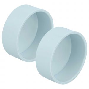 vhbw 2x Bouchon de tuyau pour aspiration centrale, int&eacute;rieur, 50,8mm de diam&egrave;tre / pour tuyau rond 2 - Neuf