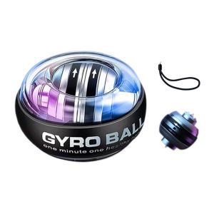 Appareil D'entra&icirc;nement Gyroscopique Pour Les Poignets, Avec Lumi&egrave;re Led Et Fonction De D&eacute;marrage Automatique, Pour Renforcer Les Bras Et Les Poignets. - Neuf