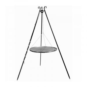 Barbecue Grille De Cuisson Suspendu Sur Tr&eacute;pied 200 Cm En Acier 50 Cm - Neuf
