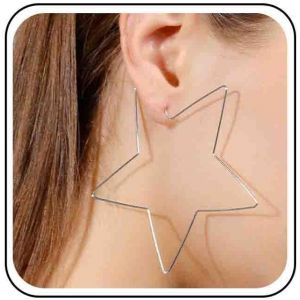 Kal-Boucles D'oreilles &Eacute;toile Exag&eacute;r&eacute;e Vintage Boucles D'oreilles &Eacute;toile Creuse Boucles D'oreilles Boucle &Eacute;toile Boucles D'oreilles Boh&egrave;me Boucles D'oreilles &Eacute;toile Bijoux Pour Femmes - Neuf