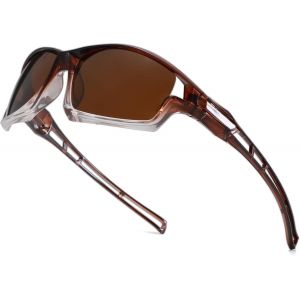Fdjhy-Lunettes De Soleil De Sport Polarisées Pour Homme Femme Lunettes De Soleil Enveloppantes De Conduite Lunettes 400 Uv Pour Cyclisme Golf Pêche Course À Pied - Neuf