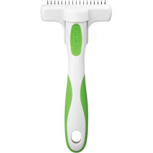 Jgd-Outil De D&eacute;m&ecirc;lage &iquest; Brosse De Toilettage Pour Chien &iquest; &Eacute;limine Efficacement Le Sous-Poil &iquest; Brosse De D&eacute;m&ecirc;lage Pour Chiens Et Chats &iquest; Aide &Agrave; D&eacute;caper Le Pelage Pour R&eacute;duire La Perte De Poils &iquest; - Neuf