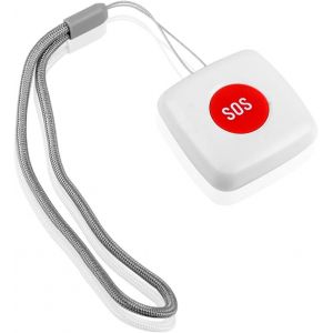 Bouton d'appel à distance sans fil Bouton SOS/panique Téléavertisseur paramédical pour lit/chaise/tapis de sol alarme de chute - Neuf
