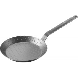 Subzonal-Forg&eacute; Po&ecirc;le En Fer, Fond &Eacute;pais Avec Structure En Losange, Pour Griller Ou Saisir &Agrave; Feu Vif, &Oslash;28cm, Argent - Neuf