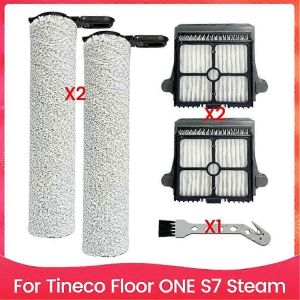 S7 Rouleau brosse à vapeur et filtres,pièces pour Tineco Floor ONE S7 Steam Aspirateur sec et humide sans fil Steam - Neuf