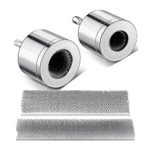 Paquet de 2 nettoyeurs de pipes en cuivre métallique avec 2 brosses remplaçables Brosse de nettoyage de tube pour perceuse électrique (1/ - Neuf