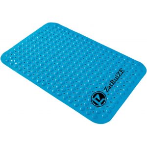 SJZG-Tapis De Bain Antid&eacute;rapant En Tpe - Bleu - 70 X 35 Cm - Pour Salle De Bain - Anti-Moisissure - Avec Trous De Drainage Et Ventouses - Neuf