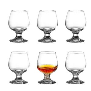 5 Oz Verres Set De 6, Petit Brandy Snifters, 160ml De Cognac & Verres De Tequila, Durable Clear Verre Verrerie - Neuf