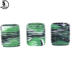 5pcs P&ecirc;che Moulinet Poign&eacute;e Antid&eacute;rapant Ergonomique Couvercle Boutons Multicolore En Option (Vert Noir) - Neuf