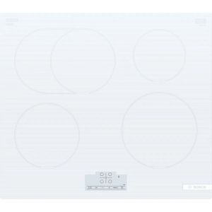 Bosch Serie 6 PIF612BB1E plaque Blanc Int&eacute;gr&eacute; 60 cm Plaque avec zone &agrave; induction 4 zone(s) - Neuf