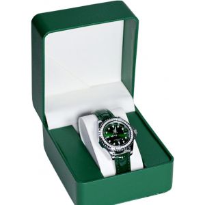 Tianyi-Boite A Montre, Bo&icirc;tes Cadeau Avec Coussin Pour La Plupart Des Montres, Montre Connect&eacute;e Et Bijoux Accessoire, Coffret Montre En Cuir Pu Pour Cadeau Homme (1, Vert) - Neuf