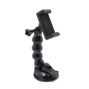 Adaptateur De Support A Ventouse Pour Pare-Brise De Voiture, Compatible Avec Le Support De Smartphone Pour Camera D'action Dji Action 2 Pocket - Neuf
