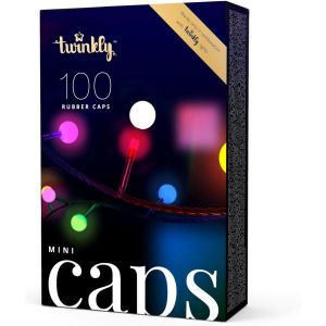 Jgd-Mini Caps, 100 Bouchons Silicone Pour Diffuser La Lumi&egrave;re, Compatibles Guirlande Lumineuse Led Smart, Diam&egrave;tre 15mm - Neuf