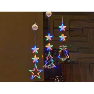 Guirlande Lumineuse Led &Agrave; Ventouses Pour Fen&ecirc;tres, &Agrave; Suspendre &Agrave; L'int&eacute;rieur Ou &Agrave; L'ext&eacute;rieur, Pour No&euml;l - Neuf