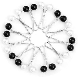 Importé Hijaab Noir Et Blanc Scraf Épingles Pour Femmes Musulmanes Épingles À Nourrice Ou Broche - Neuf