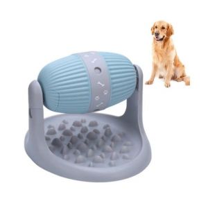 Jouet Interactif &Agrave; Alimentation Lente Pour Chiens &iquest; Bleu, Jeu C&eacute;r&eacute;bral Stimulant Et Alimentation Saine Pour Les Animaux De Petite Et Moyenne Taille - Neuf