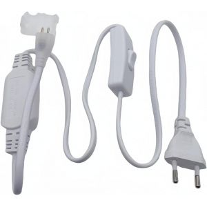 ChenQuanSarl-Connecteur Pr Avec Interrupteur Pour Bandes Led Néon 220 V, Largeur De 10 Mm (Diamètre De La Lumière Led 8 Mm), Redresseur 8A Ip65 Pour Néon Led 220 V Long De 1 M - Neuf