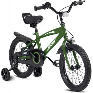 Subzonal-V&eacute;lo Enfant 14 Pouces, V&eacute;lo Pour Gar&ccedil;on Et Fille Avec Roues Stabilisatrices, Cadre Stable, Si&egrave;ge R&eacute;glable, Frein Arri&egrave;re Et Frein &Agrave; Main, Adapt&eacute; Pour Les Conducteurs De 94 &Agrave; 107 Cm - Neuf