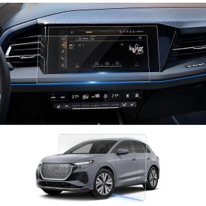 KAL-Compatible Avec 2021-025 Audi Q4 E-Tron Film De Protection, Pour Q4 E-Tron 11,6"" Central Mmi Touch Display Nano Film Pour Navigation Écran 6H Anti-Rayures [2 Pièces] - Neuf