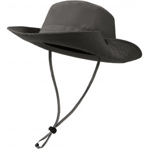Bob Homme Femme Été Chapeau De Soleil En Polyester Anti-Uv Chapeau De Pêcheur Outdoor Randonnée Bucket Hat Pliable Étanche Pour Safari Voyage Jardinier.[Z662] - Neuf