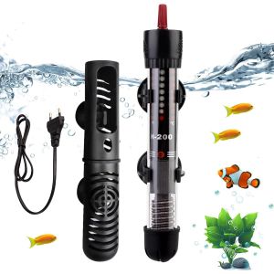 Chauffage D'aquarium 50 W, Mini Chauffage D'aquarium, Chauffage Réglable, Tige Chauffante D'aquarium Pour Aquariums Et Aquariums Avec Couvercle De Protection En 2 Étapes - Neuf