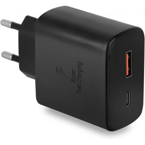 LORANKA-Chargeur Rapide USB C 45W avec Adaptateur USB, Adaptateur de Charge &agrave; 2 Ports pour iPhone 17/16 15/16 15 Pro/16 15 Pro Max/16 15 Plus, Galaxy S24, Bloc d'alimentation, Multi Prise de Charge, - Neuf