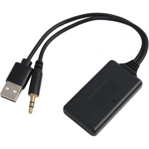 KALANKA-3.5mm Audio 5.0 R&eacute;cepteur sans Fil,Adaptateur Bluetooth AUX pour Voiture, C&acirc;ble Audio AUX pour Voiture,Adaptateur Jack Bluetooth, R&eacute;cepteur Bluetooth Haute qualit&eacute; Audio - Neuf