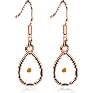 Kal-Charms Y582 Boucles D'oreilles En Forme De Graines De Moutarde Pour Femme Et Fille - Neuf